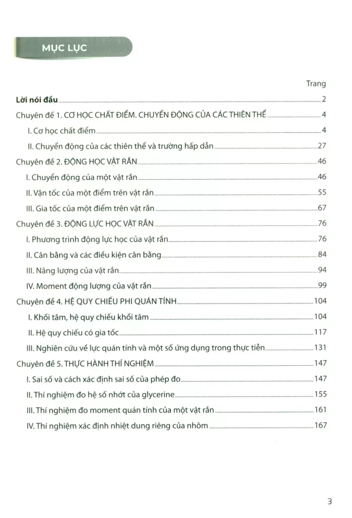 VẬT LÍ 10 (Theo chương trình giáo dục nâng cao trong trường THPT chuyên)